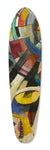 7 Cruise 900 art skateboard deck frontside. Single edition by Paul Moecklin