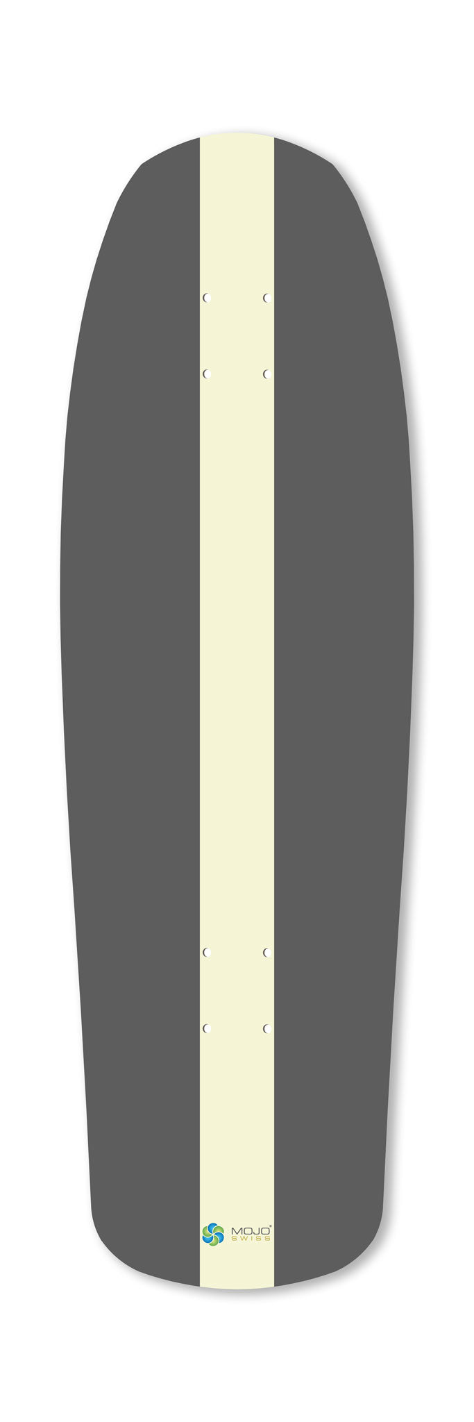 Biarritz City 810 art skateboard deck frontside. Limited edition by Markus Oz Huber