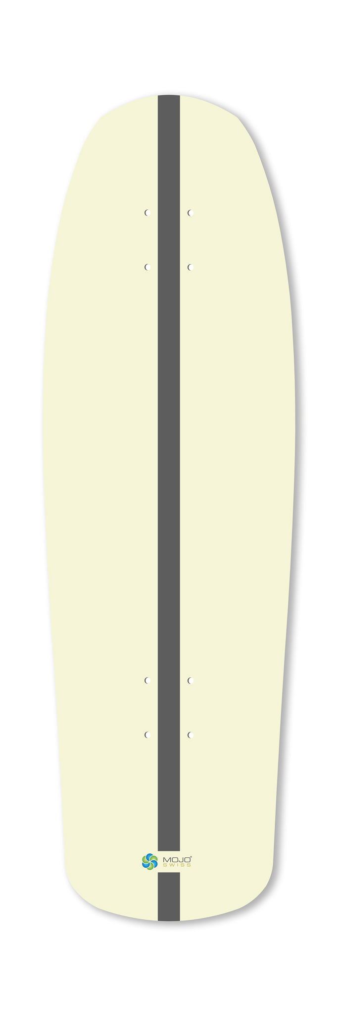 Capbreton City 810 art skateboard deck frontside. Limited edition by Markus Oz Huber