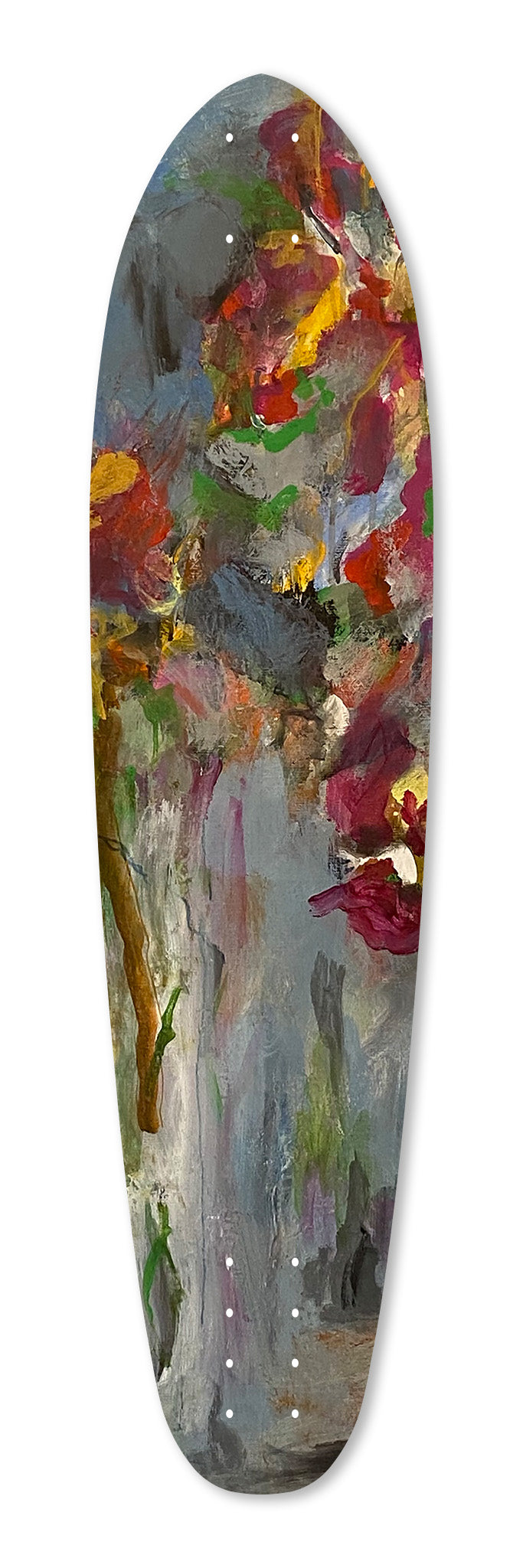 141 Cruise 900 art skateboard deck frontside. Single edition by Paul Moecklin