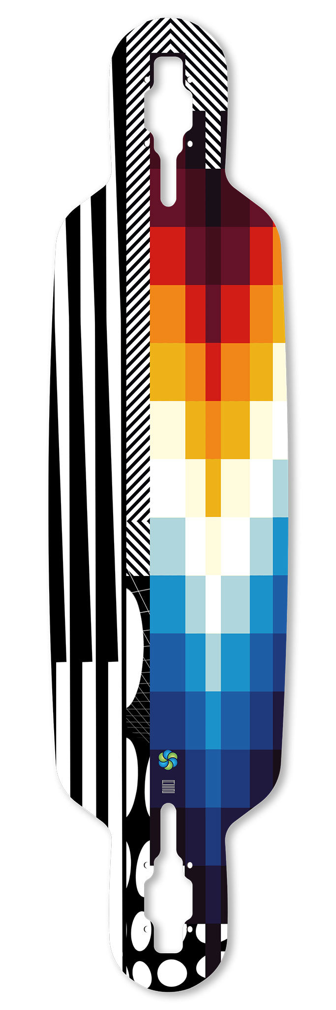 Psychromie Flex 960 skateboard decks art frontside. Limited edition by Afshin Le Bon Etesamifar