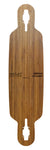 Capbreton Flex 960 art skateboard deck backside wood. Limited edition by Markus Oz Huber